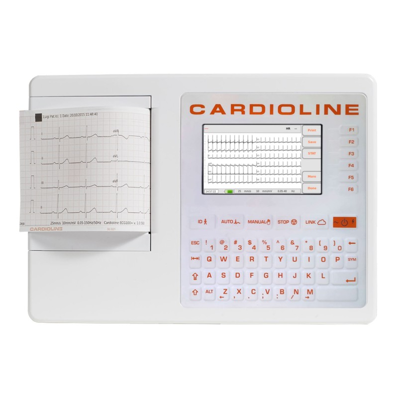 Electrocardiógrafo ECG100+ de 12 derivaciones