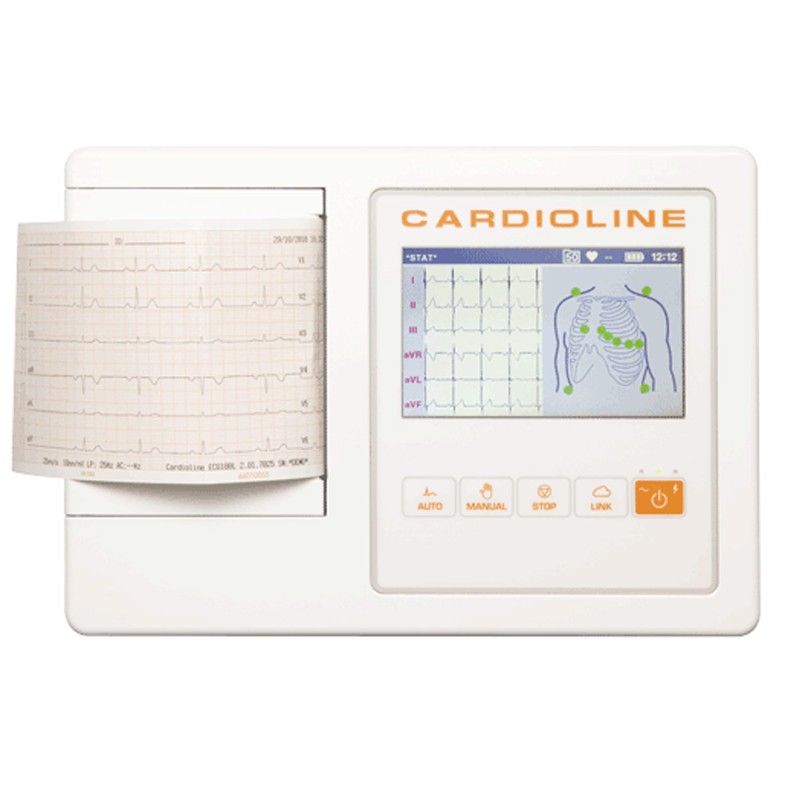 Electrocardiógrafo portátil ECG100L - 12 derivaciones
