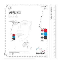 Mascarilla Facial para CPAP RESMED AirFit F20  | Quantum Spain