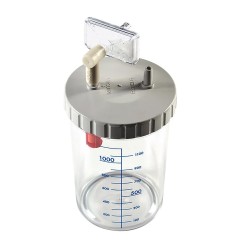 Recipiente reutilizable 1200 ml aspiradores secreciones DeVilbiss