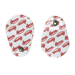 Electrodo desechable de espuma 52×35 mm con conector banana