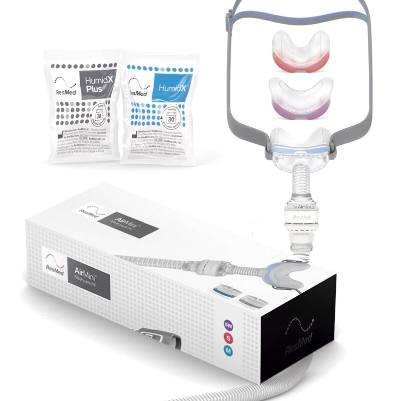 Pack adaptador mascarilla AirFit N30 para AutoCPAP AirMini Pack adaptador mascarilla AirFit N30 para AutoCPAP AirMini