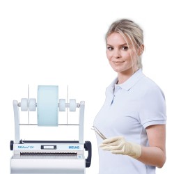 Dispensador de bobinas Deluxe para selladoras Melag