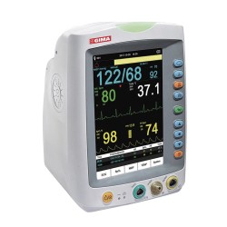 Monitor multiparamétrico con pantalla táctil Gima 900 Plus vital signs