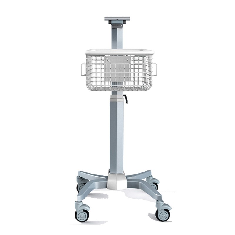 Carrito para monitores vitales ajustable 73 a 113cm Carrito para monitores vitales ajustable 73 a 113cm