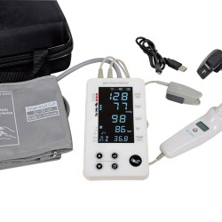 Monitor GIMA de signos vitales portátil PC-300 con SpO2, NIBP, TEMP, PR