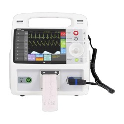 Desfibrilador Rescue Life 9 AED con control de temperatura (SpO2, NIBP y marcapasos opcional) de progetti
