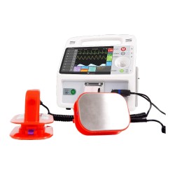 Desfibrilador Rescue Life 9 con control de temperatura (SpO2, NIBP y marcapasos opcional)