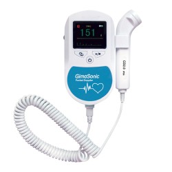 Doppler de bolsillo fetal y vascular Gimasonic a color