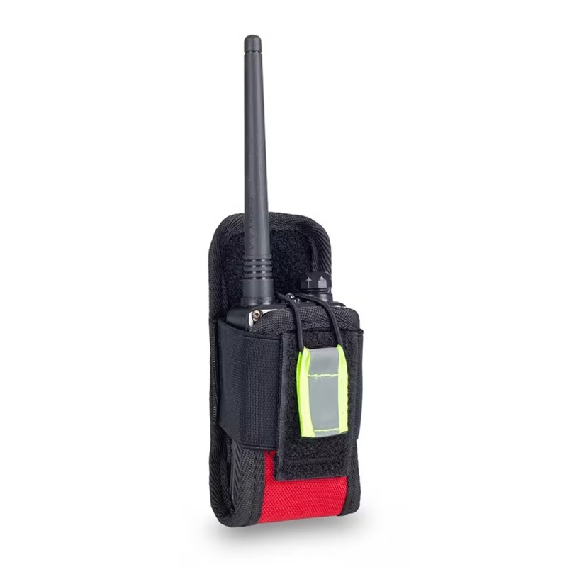 Funda para equipo de radio roja Talk