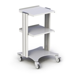 Carro de aluminio para electrobisturí de Led SPA 3 estantes 40x36cm