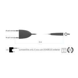 Led Spa Cable bipolar EUR de 3 metros | Quantum Spain