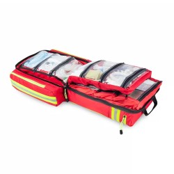 Mochila de primera intervención EMS rojo y fluor | Quantum Spain