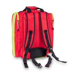 Mochila de primera intervención EMS rojo y fluor | Quantum Spain