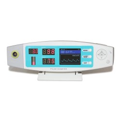 Pulsioxímetro OXY-200 de sobremesa con pantalla, batería y con sonda SP02 Adulto