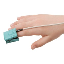 Sonda de SpO2 pediátrica reutilizable de goma para PalmSat 2500A
