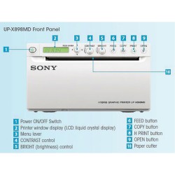 Impresora Sony UP-X8998 MD A6 Blanco y negro compatible con chison Eco 2, eco 3 exp. Qbit5, dp-10, dp-20, dp-50 -exp