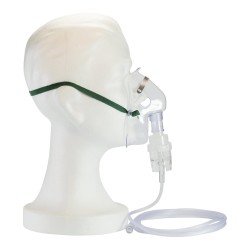 Mascarilla de oxígeno con nebulizador adulto