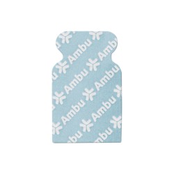 Electrodos ECG Ambu WhiteSensor 0315M reposo 35x21mm con conector tipo lengüeta / TAB (500 uds)