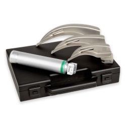 Set laringoscopio Green F.O Halógena 2.5V Gima | Quantum Spain