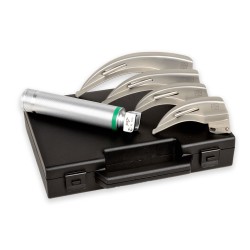 Set laringoscopio Green F.O. LED MACINTOSH | Quantum Spain