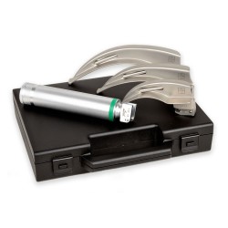 Set laringoscopio Green F.O. LED MACINTOSH | Quantum Spain