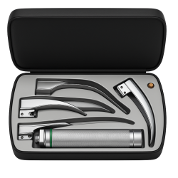 Set laringoscopio Heine Classic + LED 3 palas con mango de 3.5V