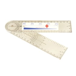 Goniómetro con regla escala de dolor 203x45x7 mm Gima