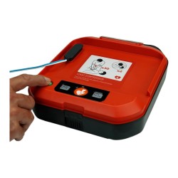 Desfibrilador Externo Automático (DEA) sin pantalla HeartSave YA abierto