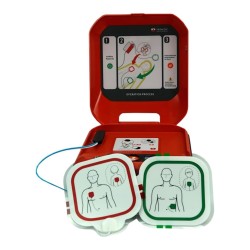 Desfibrilador Externo Automático (DEA) sin pantalla HeartSave YA electrodos