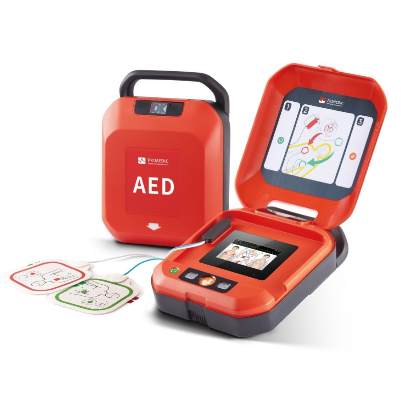Desfibrilador Externo Automático (DEA) con pantalla LCD HeartSave YA
