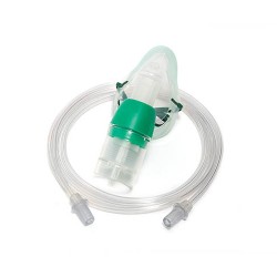 Mascarilla de oxígeno con nebulizador y tubo