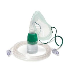Mascarilla de oxígeno con nebulizador y tubo de 2m adulto