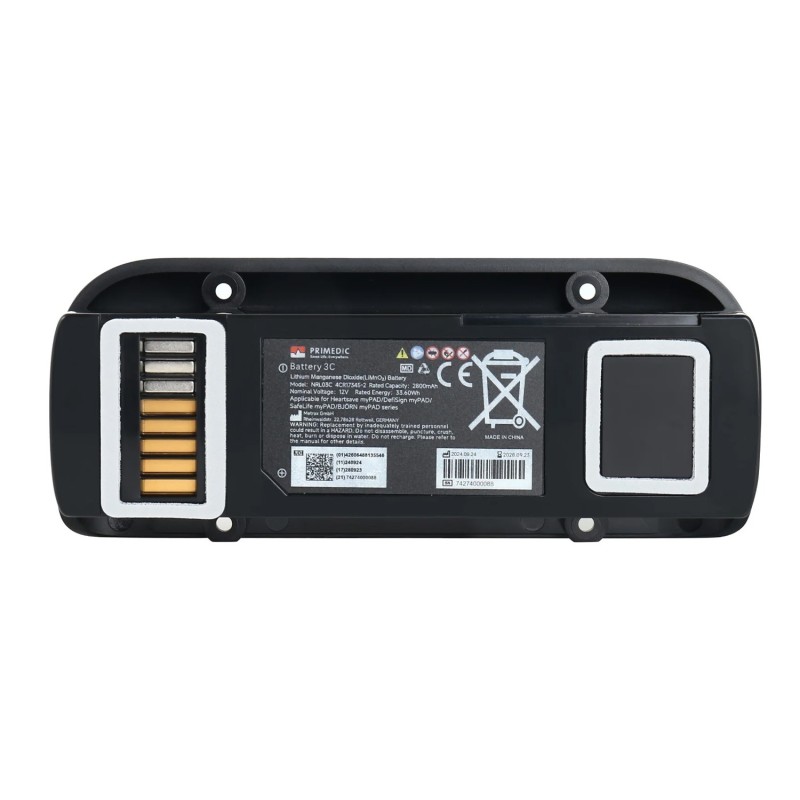 Batería recargable para desfibrilador HeartSave myPAD