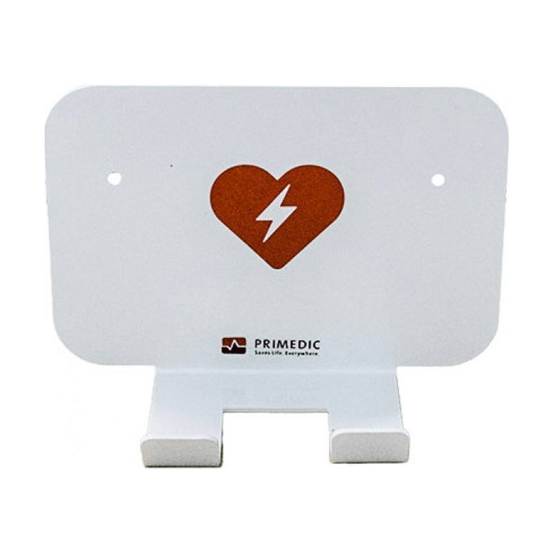 Soporte mural metálico ECO para desfibriladores serie HeartSave