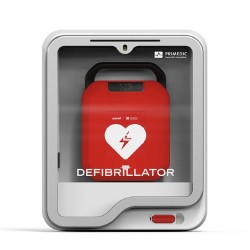 Cabina mural con alarma para desfibriladores serie HeartSave de Primedic