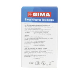 Tiras de glucosa para monitor de glucosa Gima