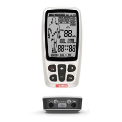Electroestimulador 3 en 1: Tens, EMS y masaje (2 canales) GIMA