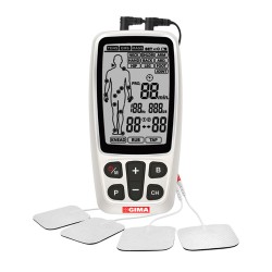 Electroestimulador 3 en 1: Tens, EMS y masaje (2 canales)