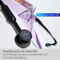 Fonendoscopio digital Littmann Core Negro cardíaco