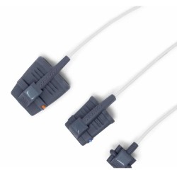 Sensor de oximetría de pulso reutilizable de goma Soft