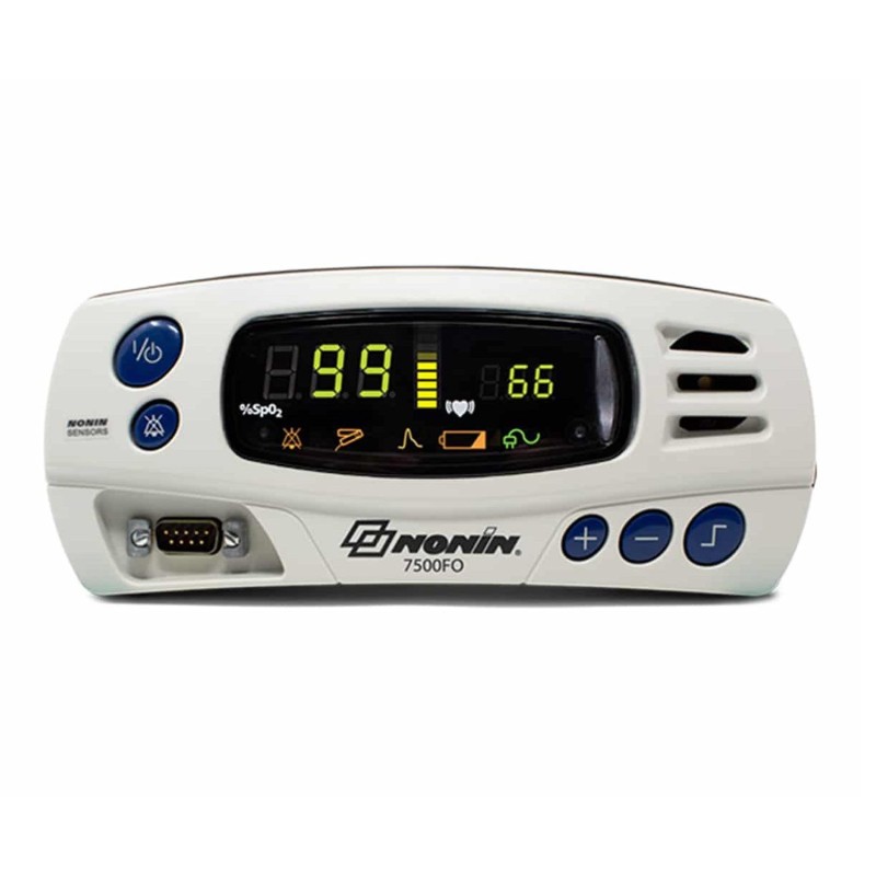 Pulsioxímetro de mesa Nonin 7500FO para resonancia magnética (no incluye sensor)