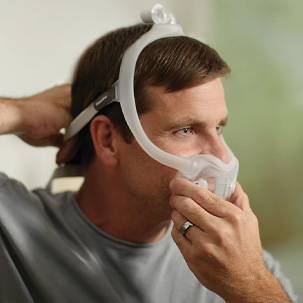 prueba de talla mascarilla